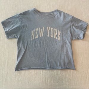NY cropped t shirt